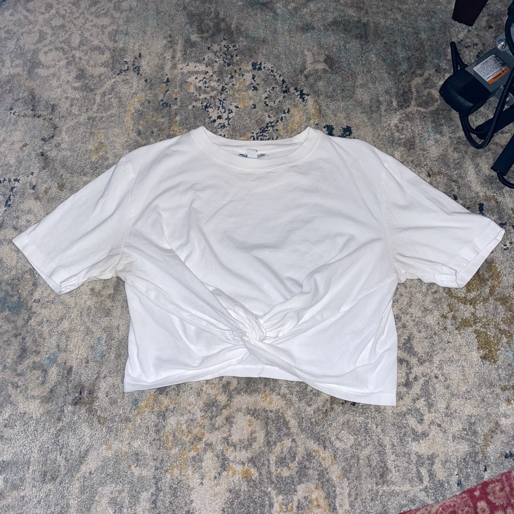 Cropped Wrap TopShop T-Shirt